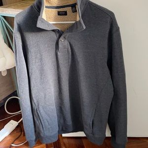 ❄️Men’s 1/4 fleece button up❄️
